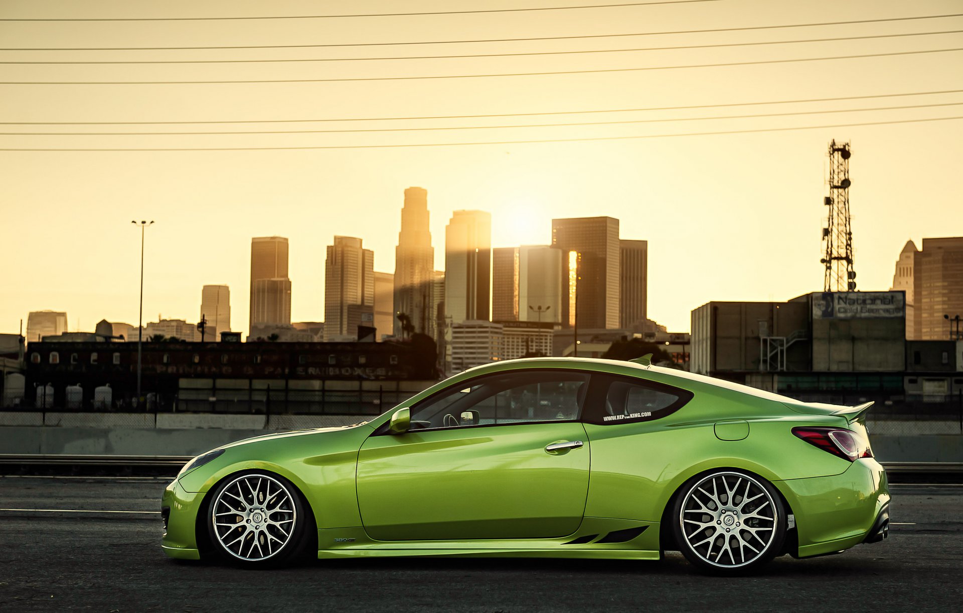 hyundai génesis posición tuning verde hyundai coupe génesis perfil