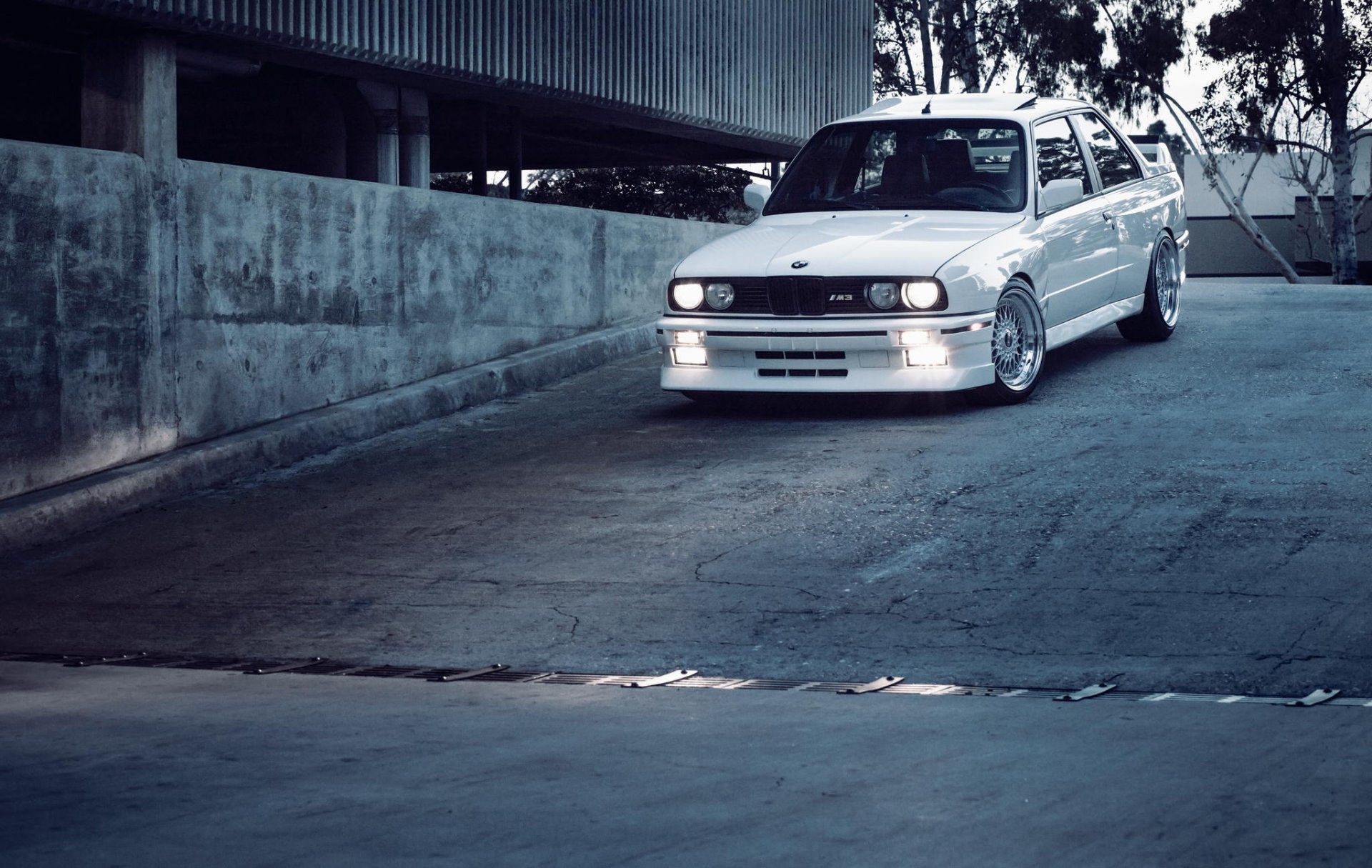 bmw e30 m3 bmw tuning position white