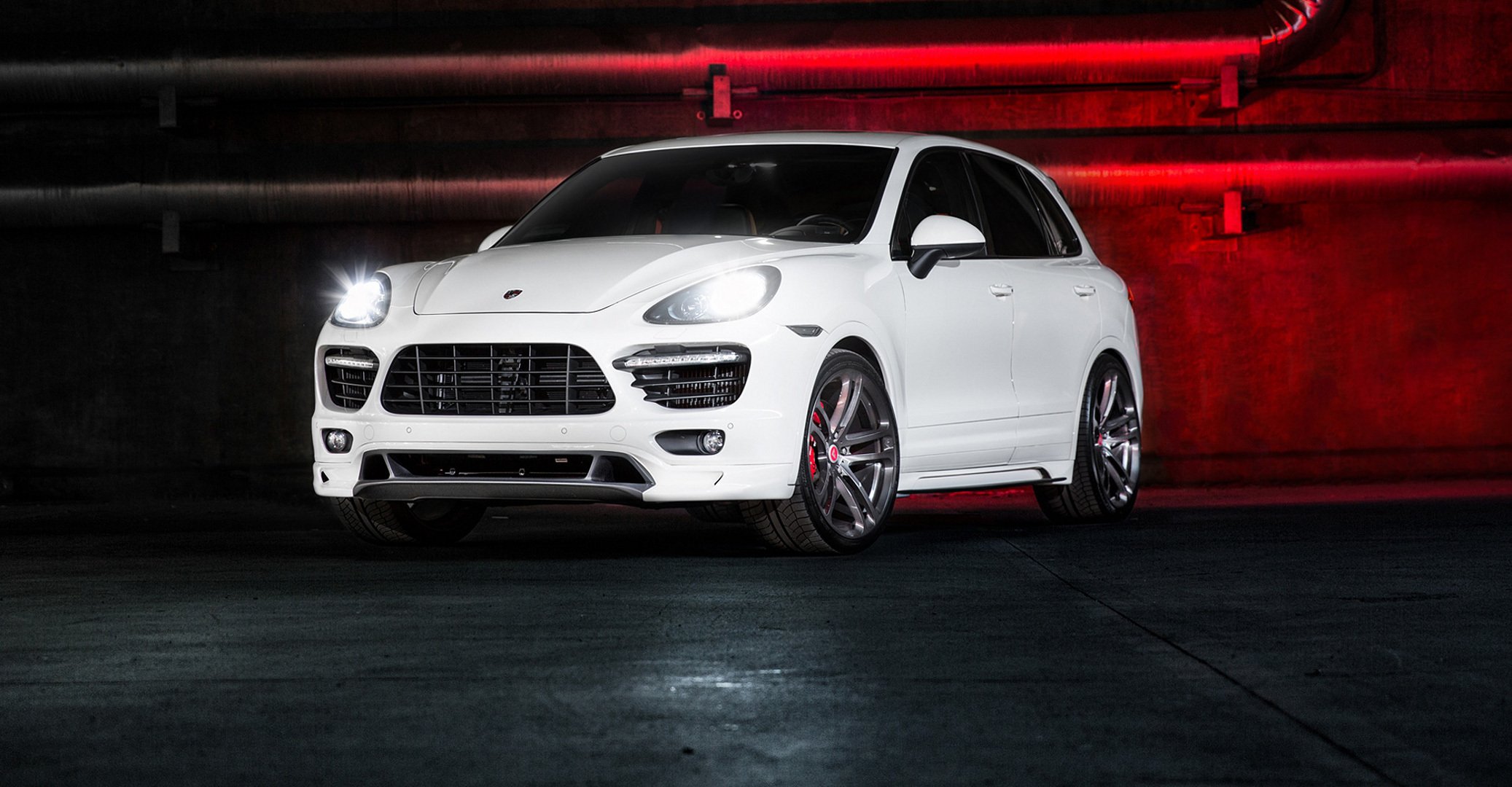 porsche cayenne vorsteiner blanc avant