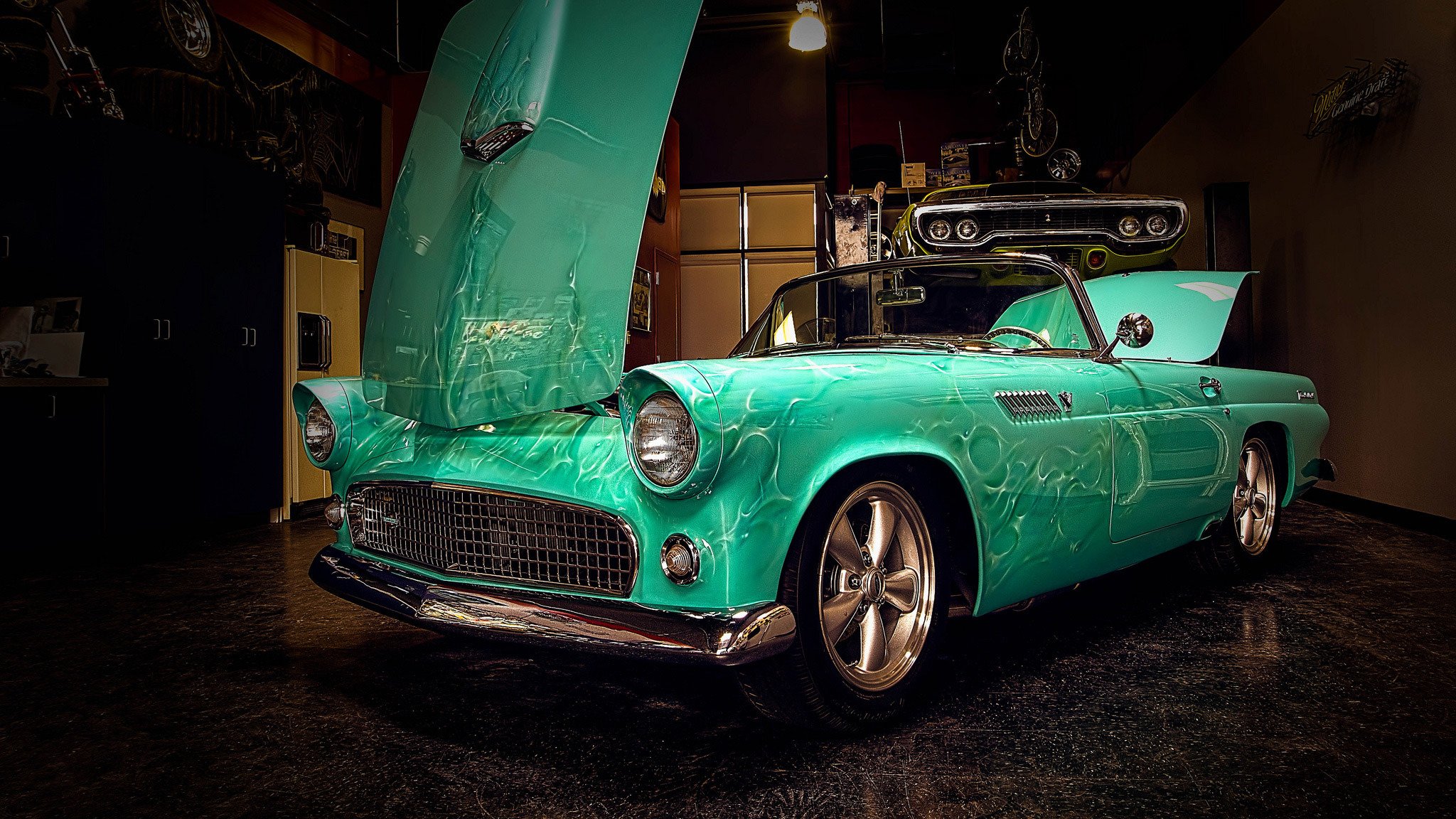 retro auto klassiker garage airbrush