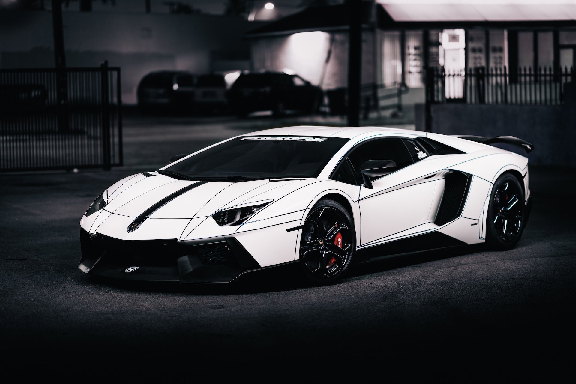 lamborghini aventador lp700-4 2014 tron tuning coche frente