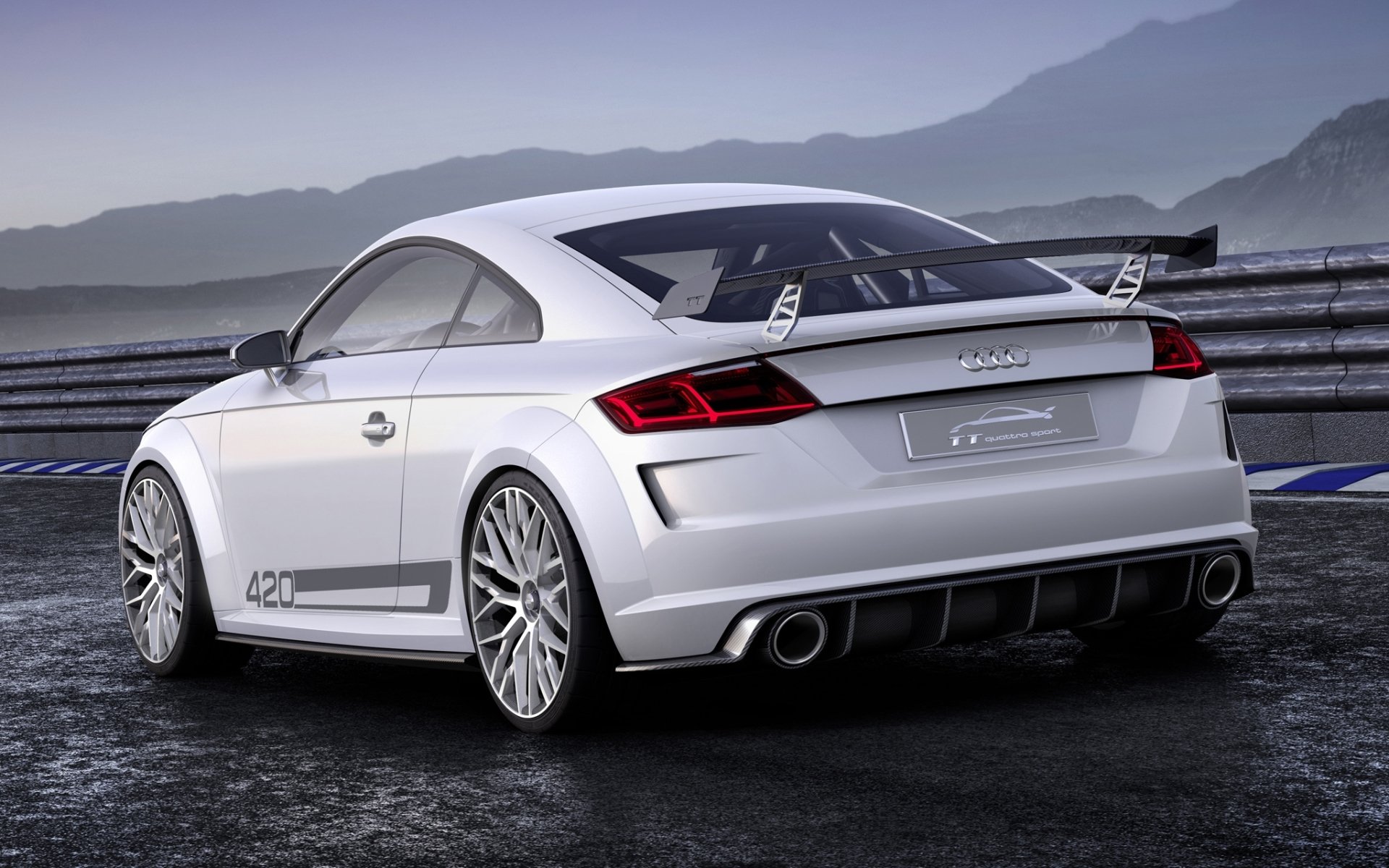 audi tt quattro sport konzept audi quattro konzept rückansicht