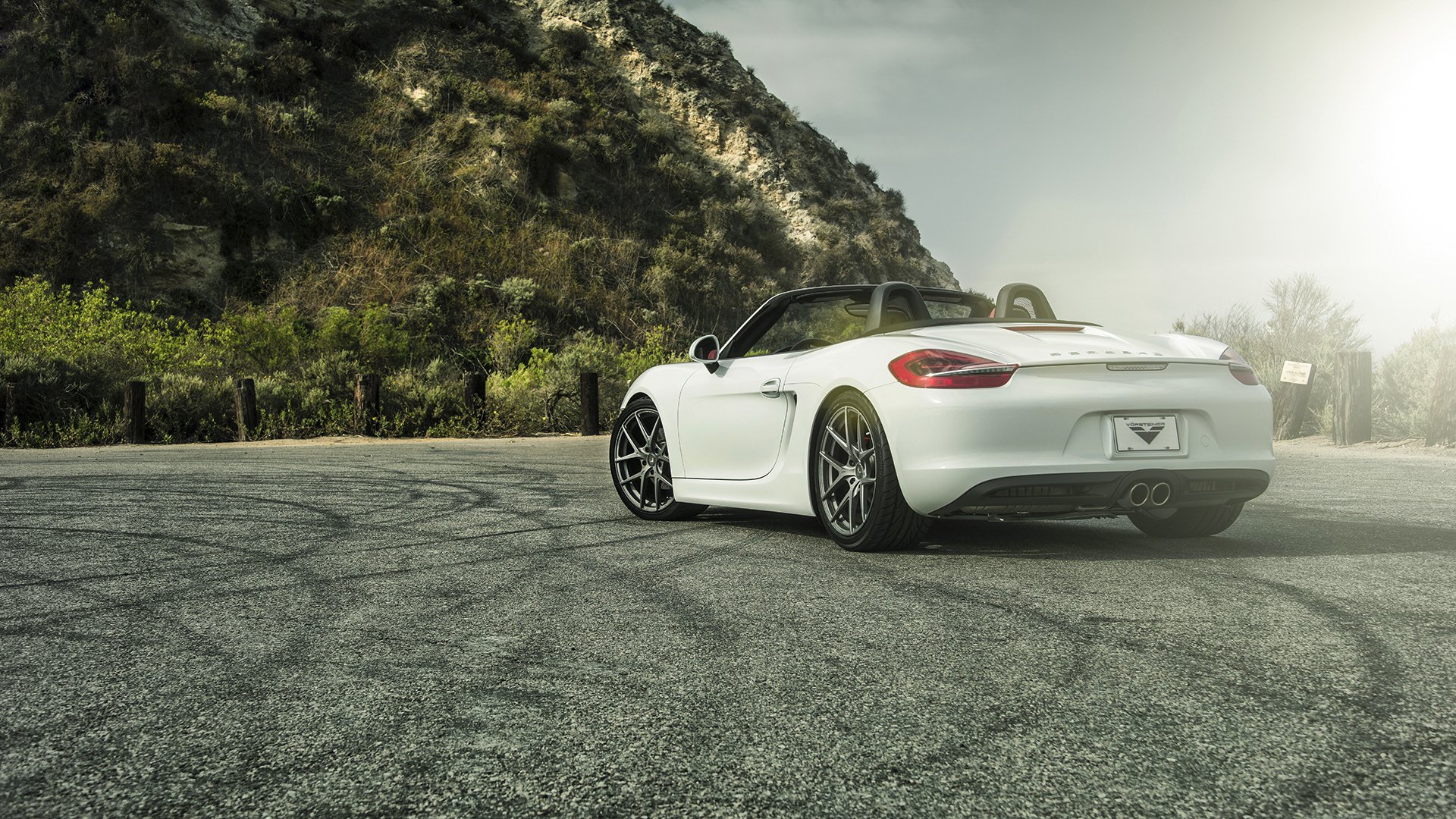 porsche boxster vorsteiner порше тюнинг белый автомобиль