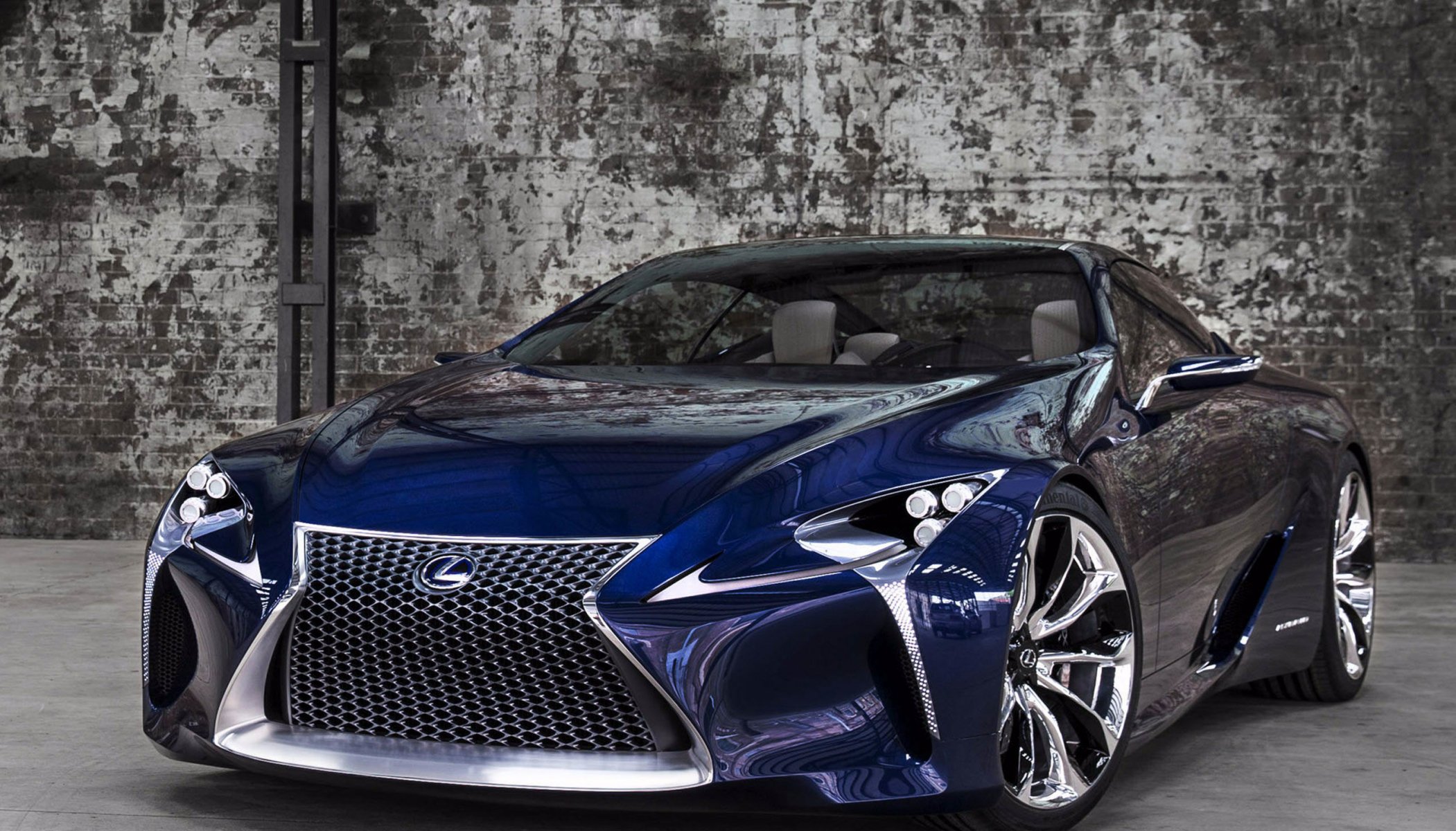 lexus lf-lc синий концепция лексус лф-лцв