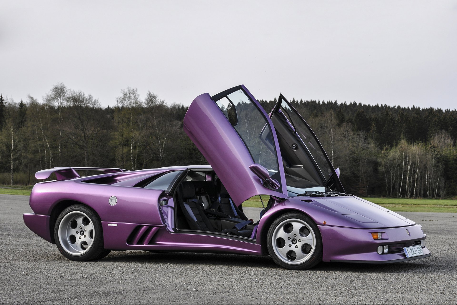 lamborghini diablo se30 viola albero lamborghini diablo viola alberi
