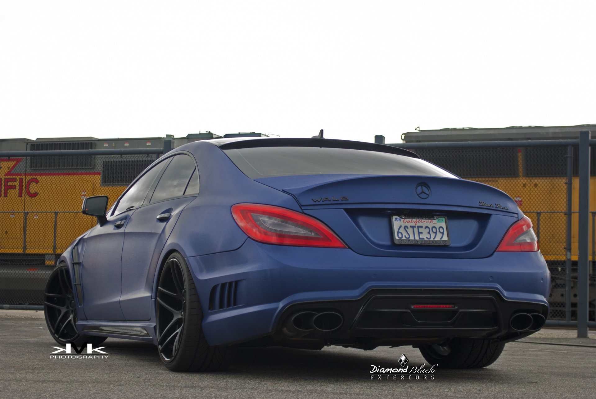 mercedes cls wald bison noir mercedes bleu