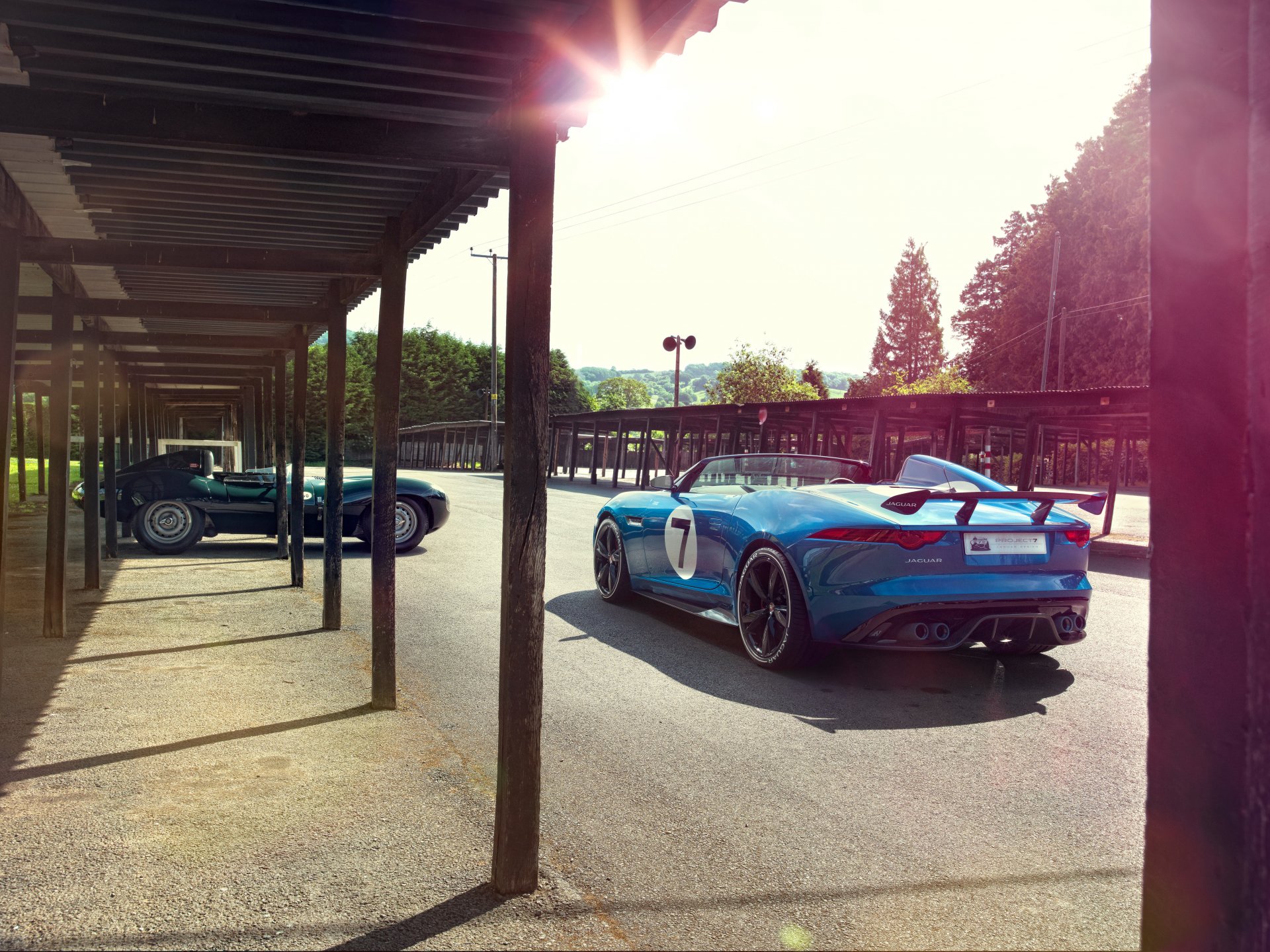 jaguar proyecto 7 concepto y jaguar d-type 1954 coches fondos de pantalla