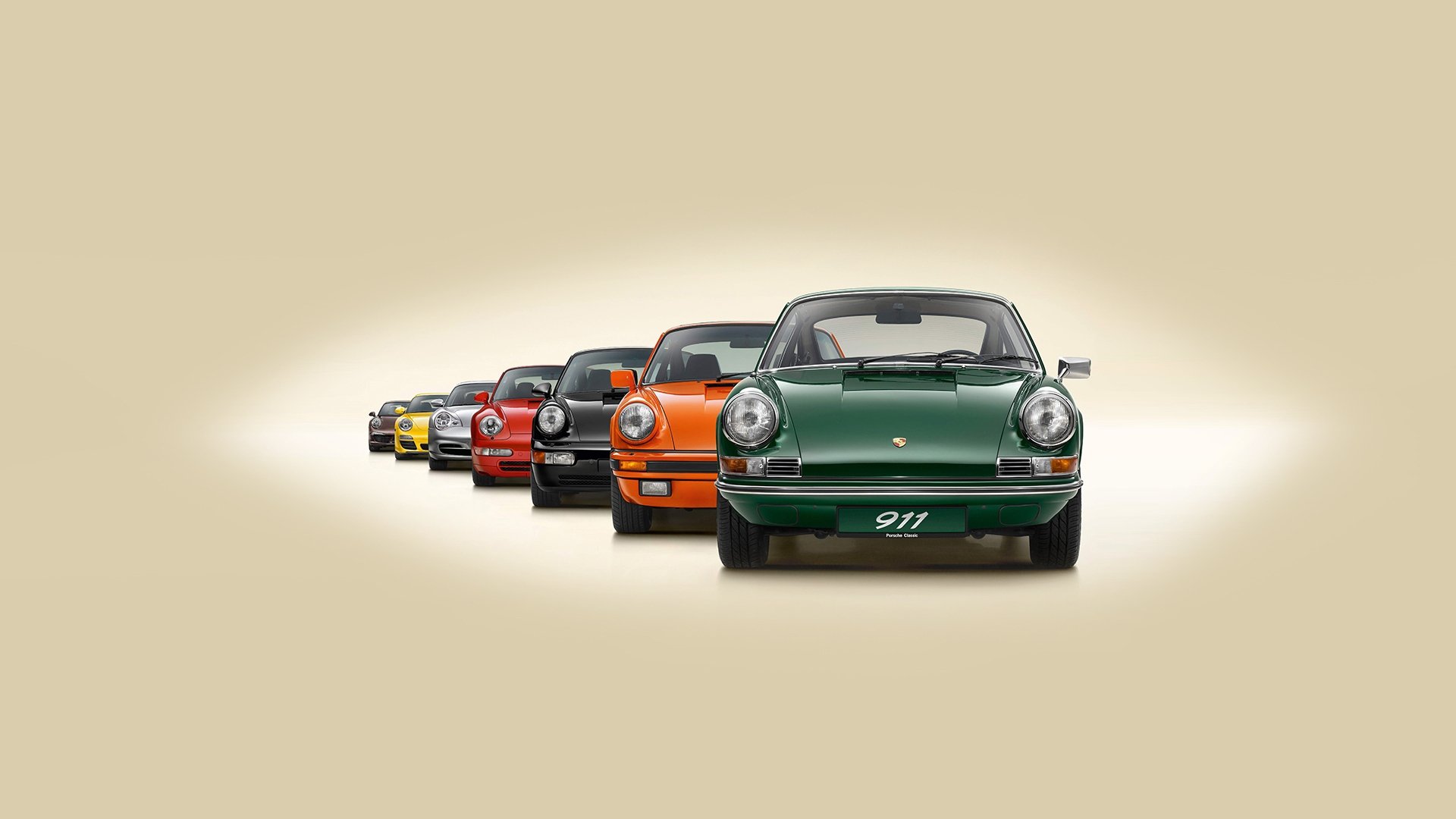 porsche 911 porsche front end evolution model range background