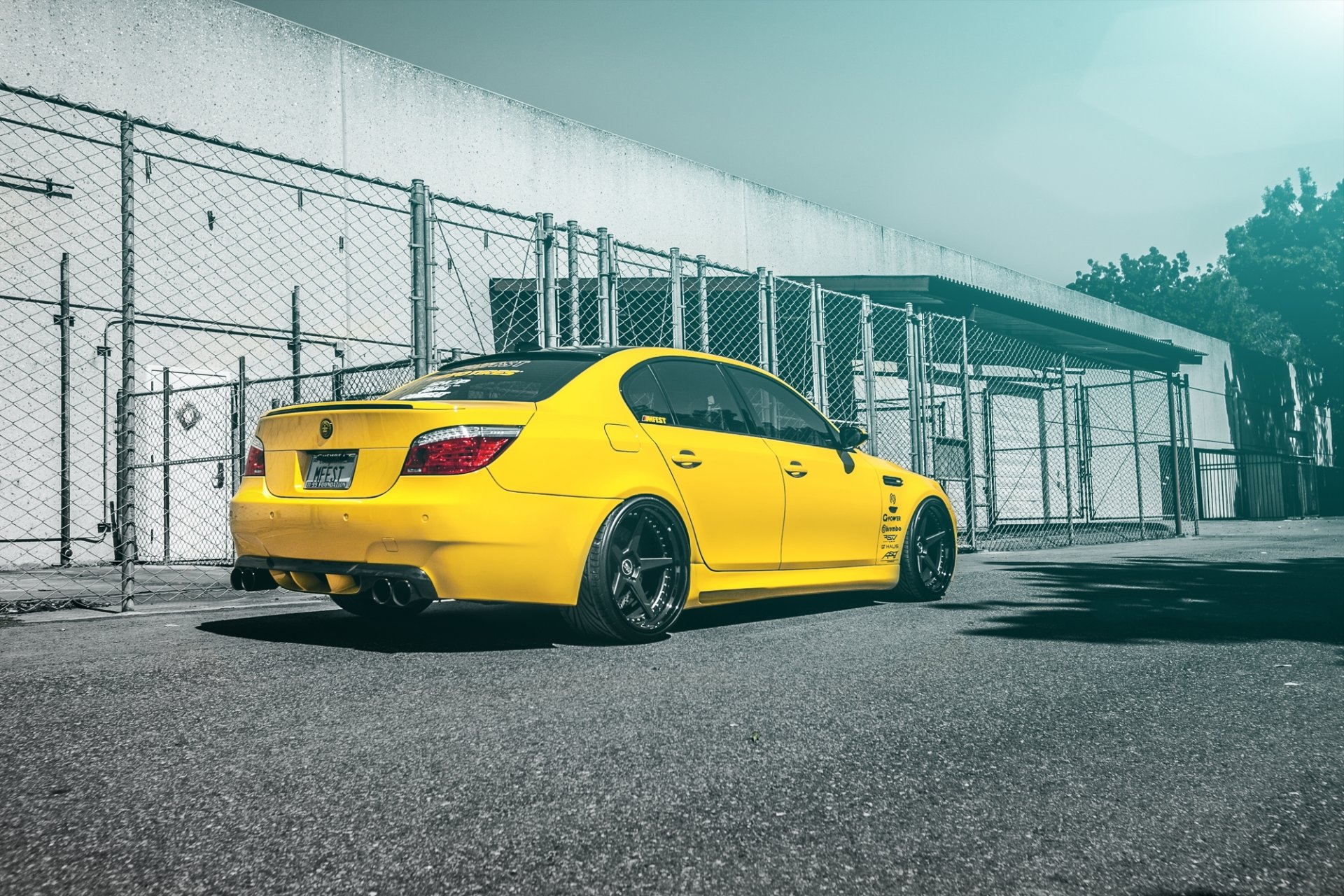 bmw m5 e60 gelb bmw tuning felgen