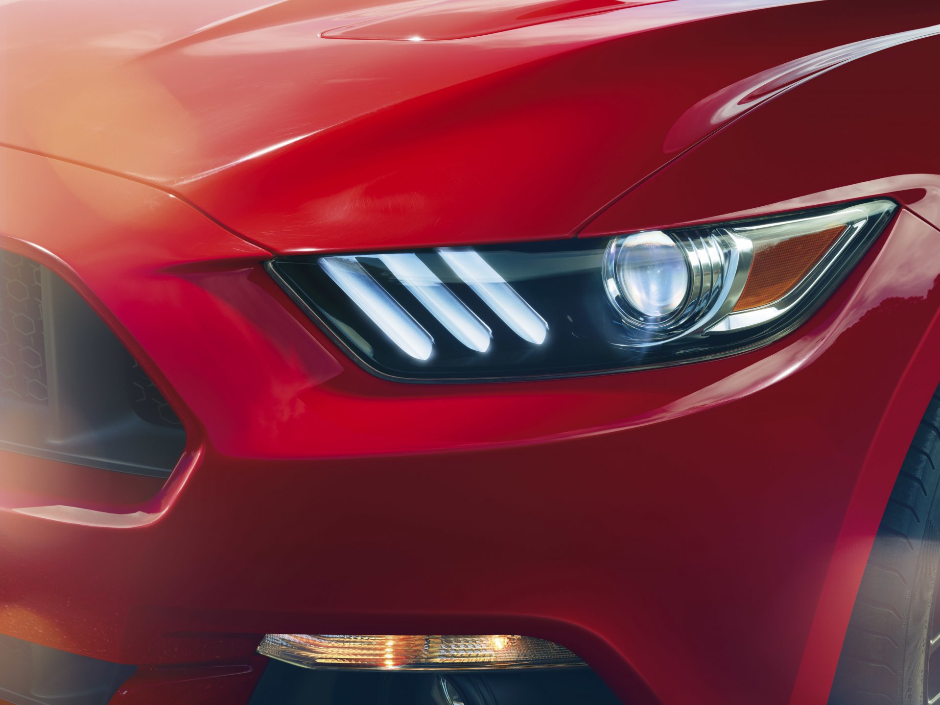 ford mustang gt red front muscle car red front muscle car headlight