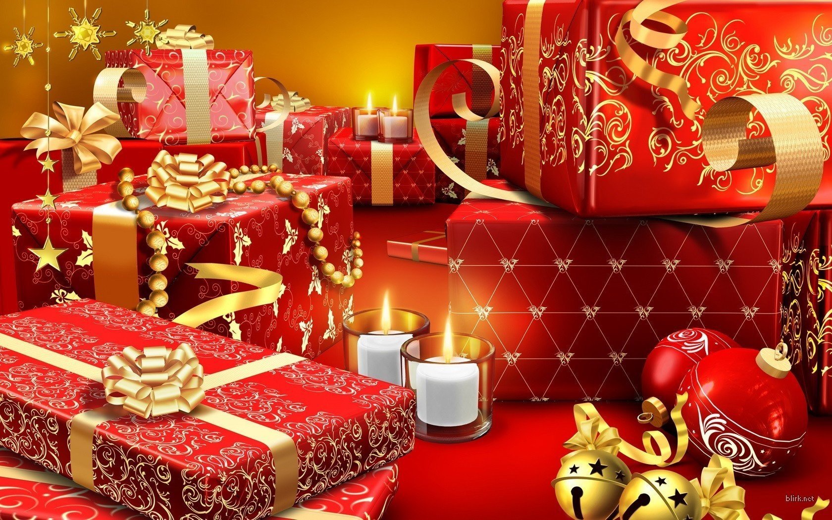cadeaux boules bougies vacances nouvel an