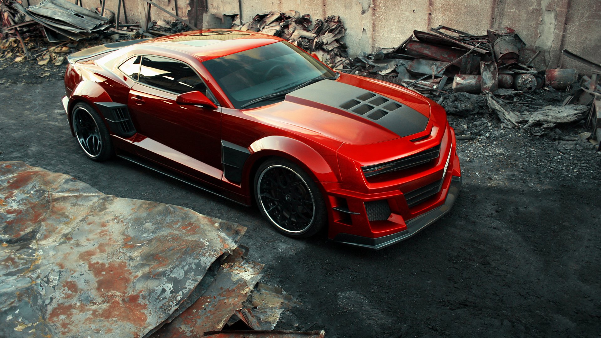 chevrolet camaro chevy camaro chrome carbon auto red carbon car