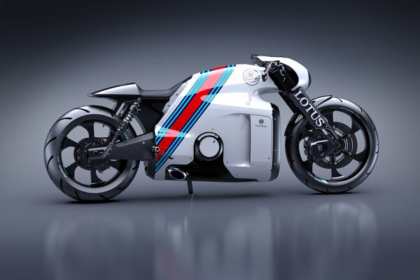 Superbike Lotus s-01 avec un design minimaliste