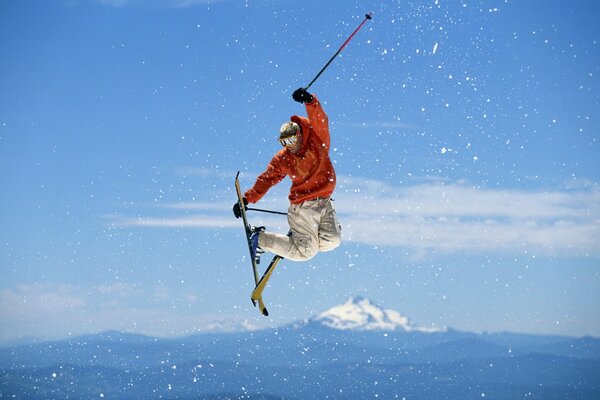 Extreme ski jump