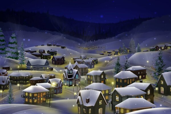 Lumières de voeux de Noël, à la maison