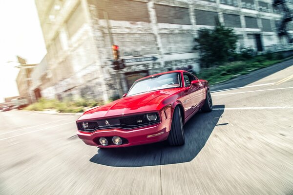 Автомобиль форд мустанг equus бас 770 красный