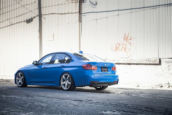 Azul Tuning coche BMW