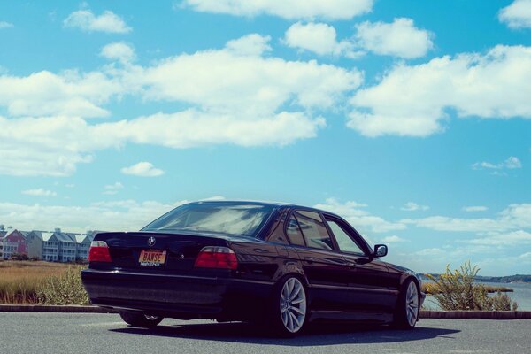 Boomer classique sur la route BMW