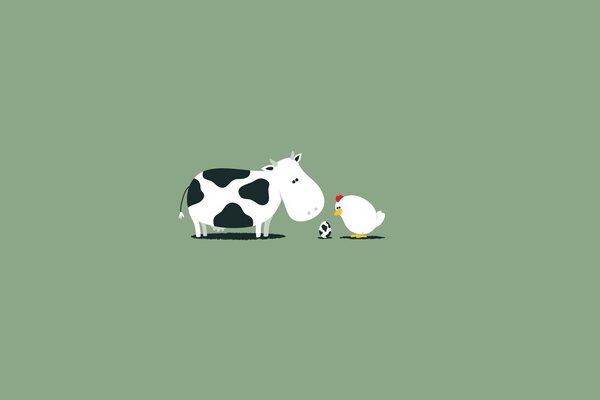 Funny black and white trio