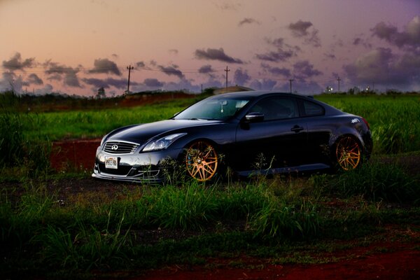 The Infiniti machine among nature