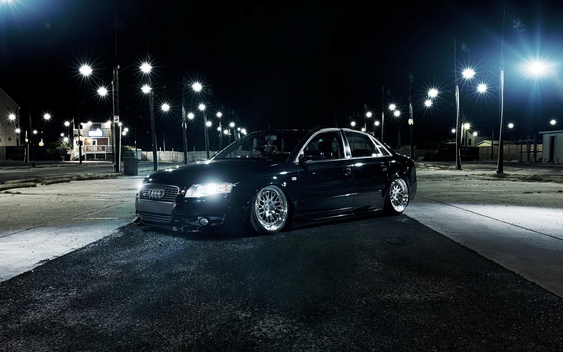 audi nacht stadt lichter audi a4