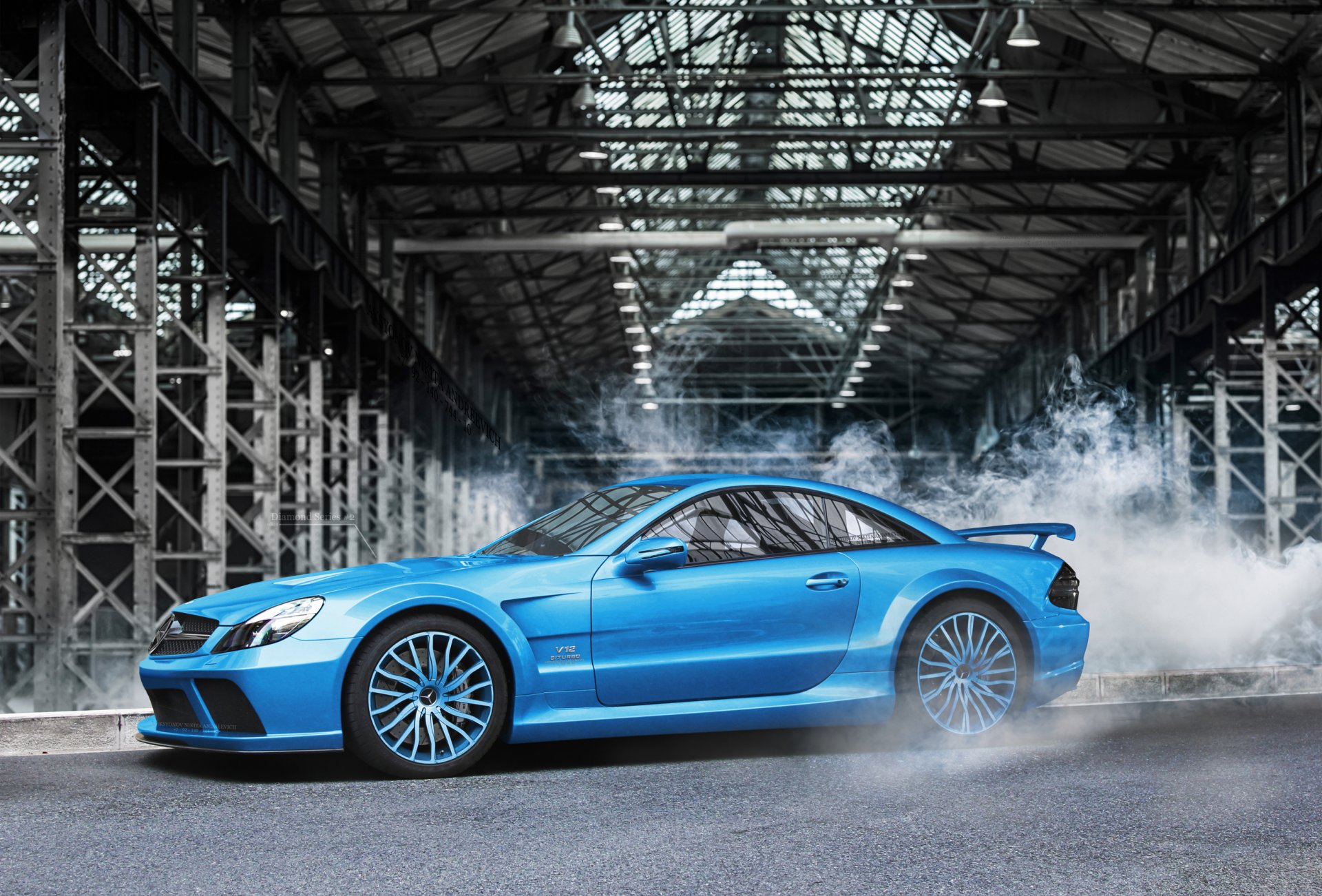 mercedes-benz sl-klasse amg blau profil nikita andreevich aksenov mercedes benz