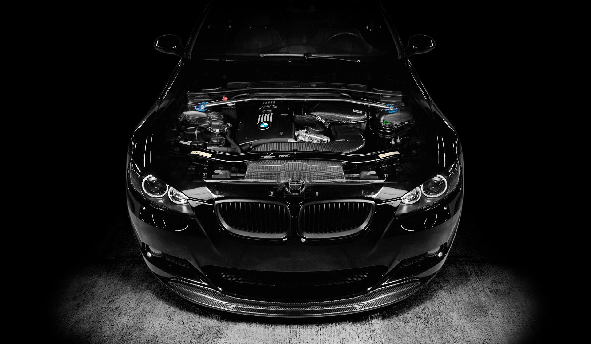 bmw m3 bmw noir moteur tuning