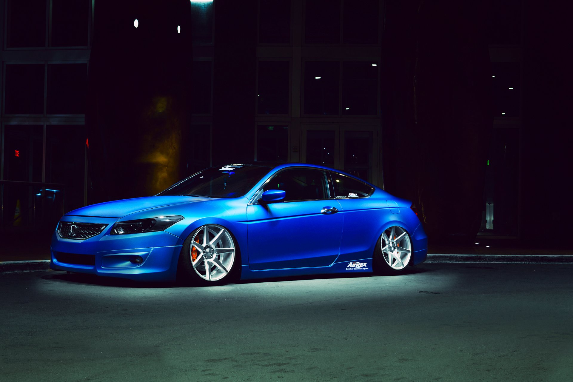 honda accord airride vossen honda tuning noche miami