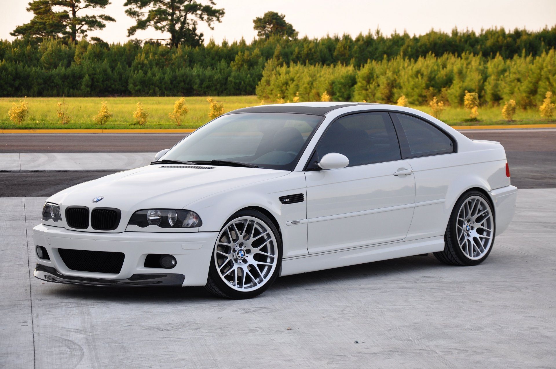 bmw m3 e46 bianco bmw biton strada asfalto