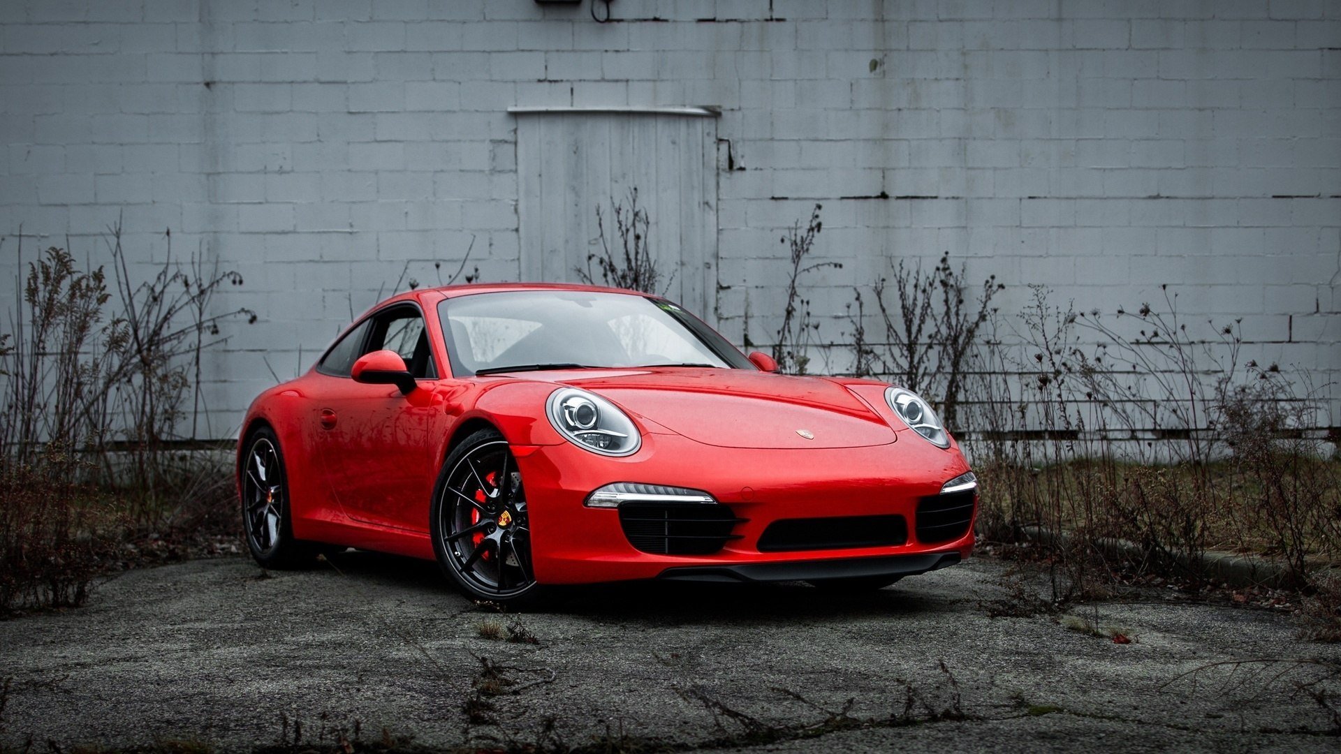 porsche 911 porsche supercar mur rouge