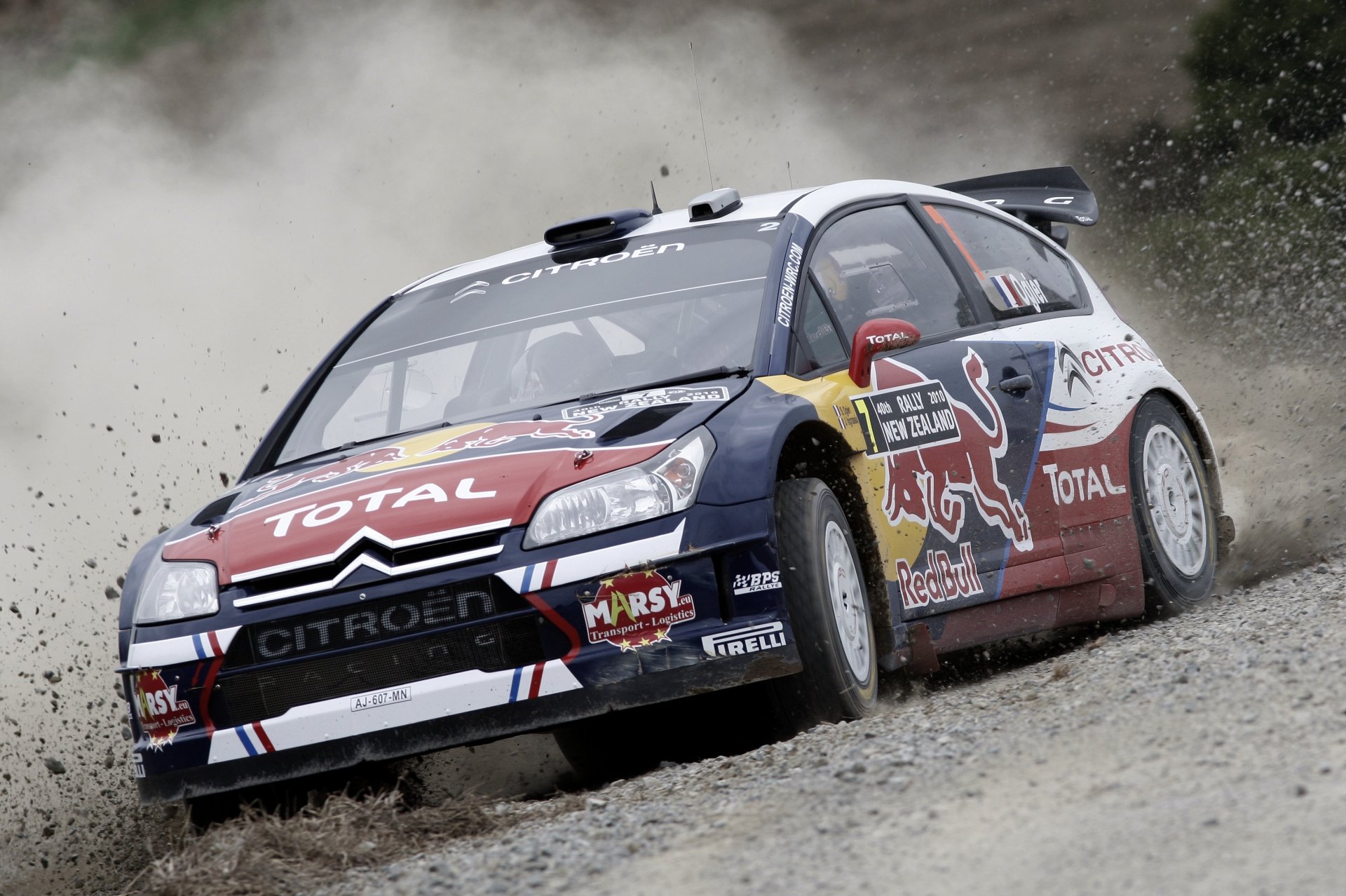 citroen c4 rally car front speed drift light race