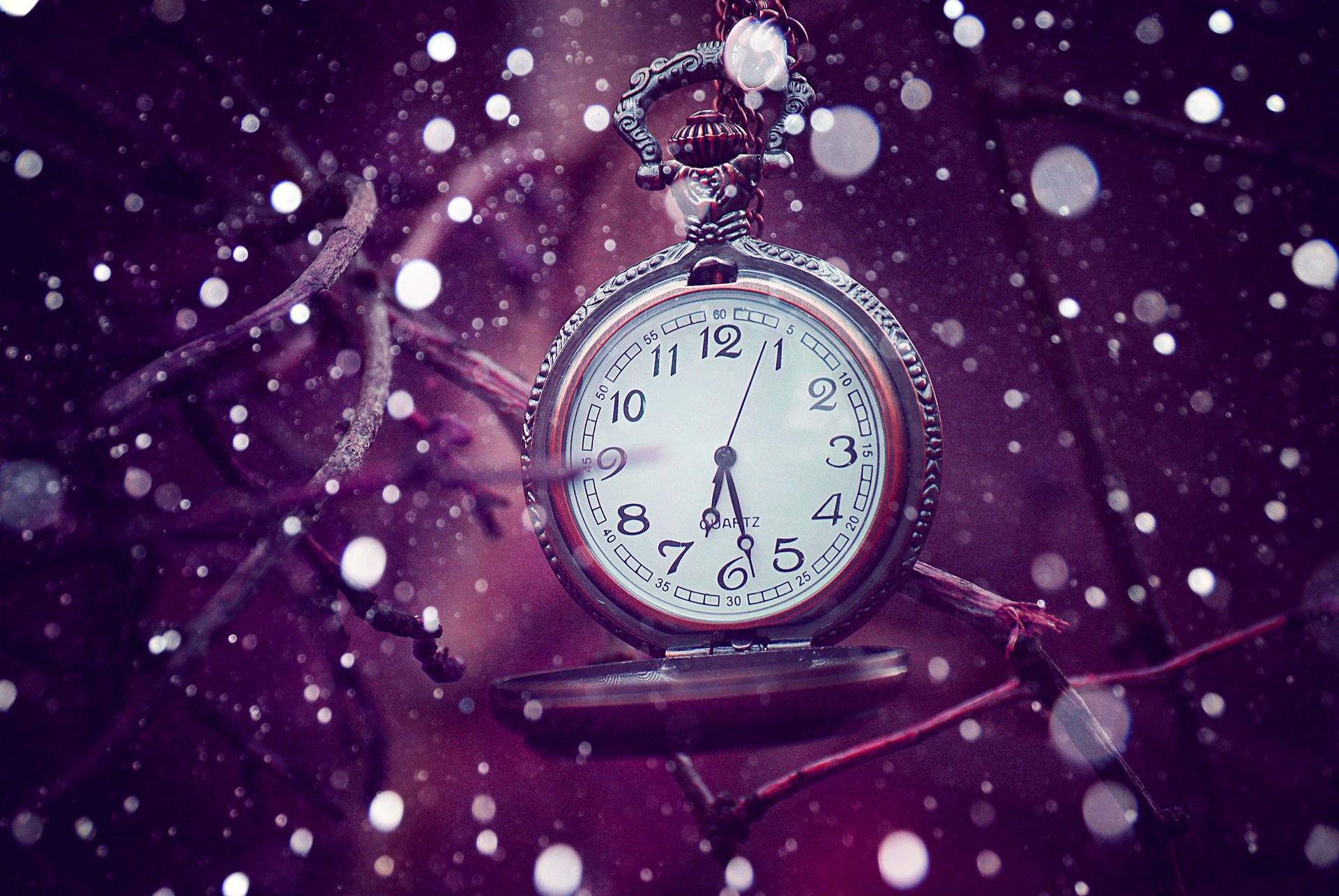 orologio time lilla tempo bokeh