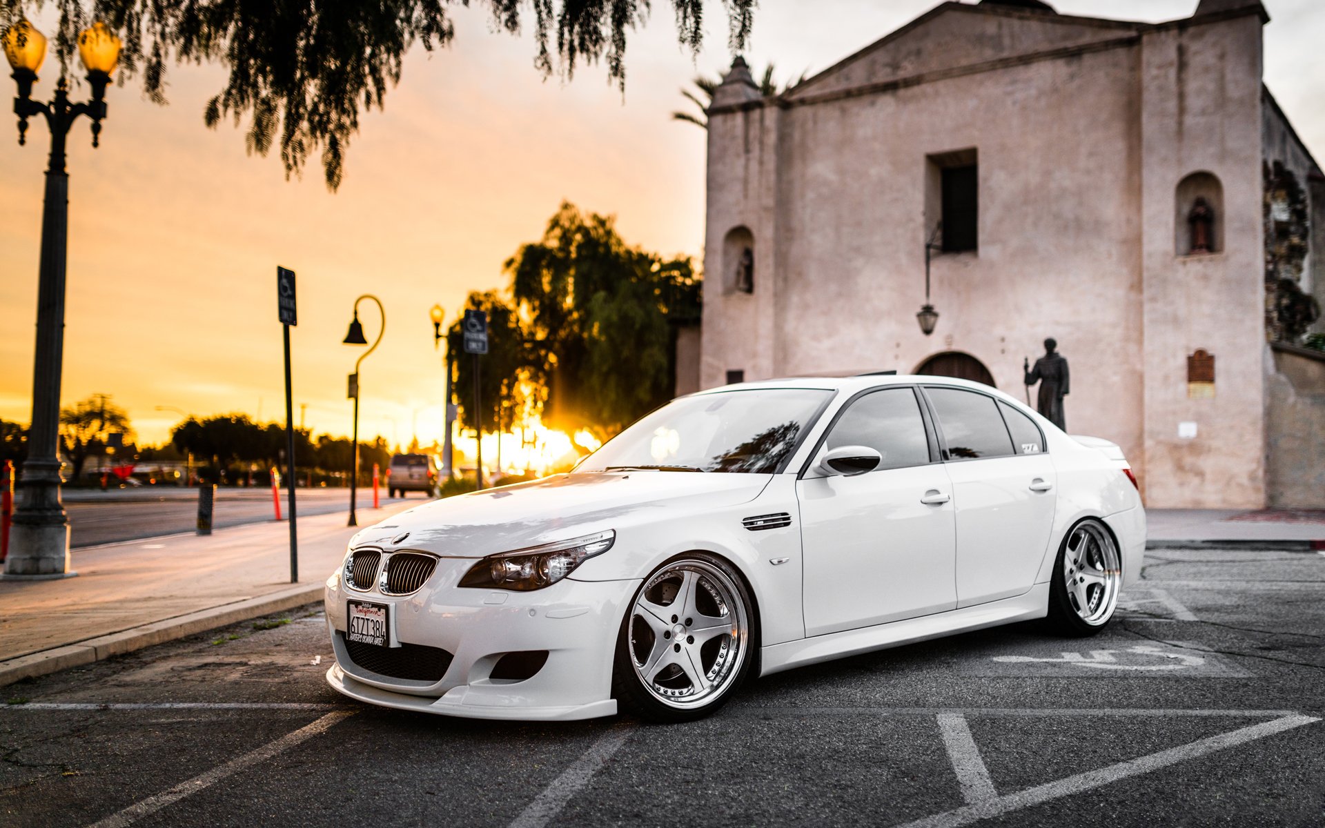 bmw m5 bmw tuning blanc autowall