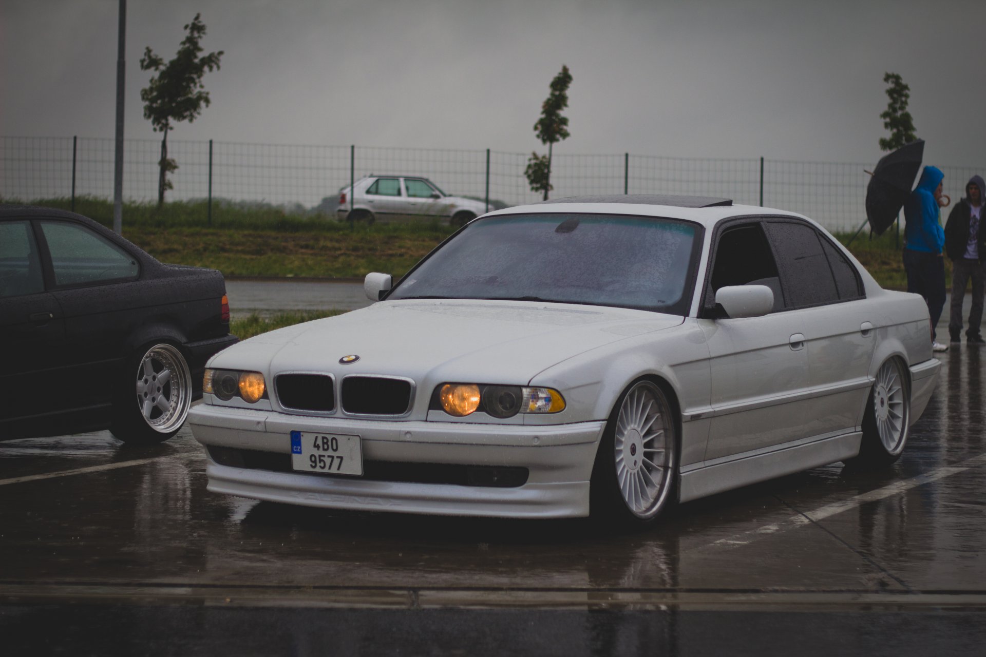 bmw 740 e38 bmw coche papel pintado