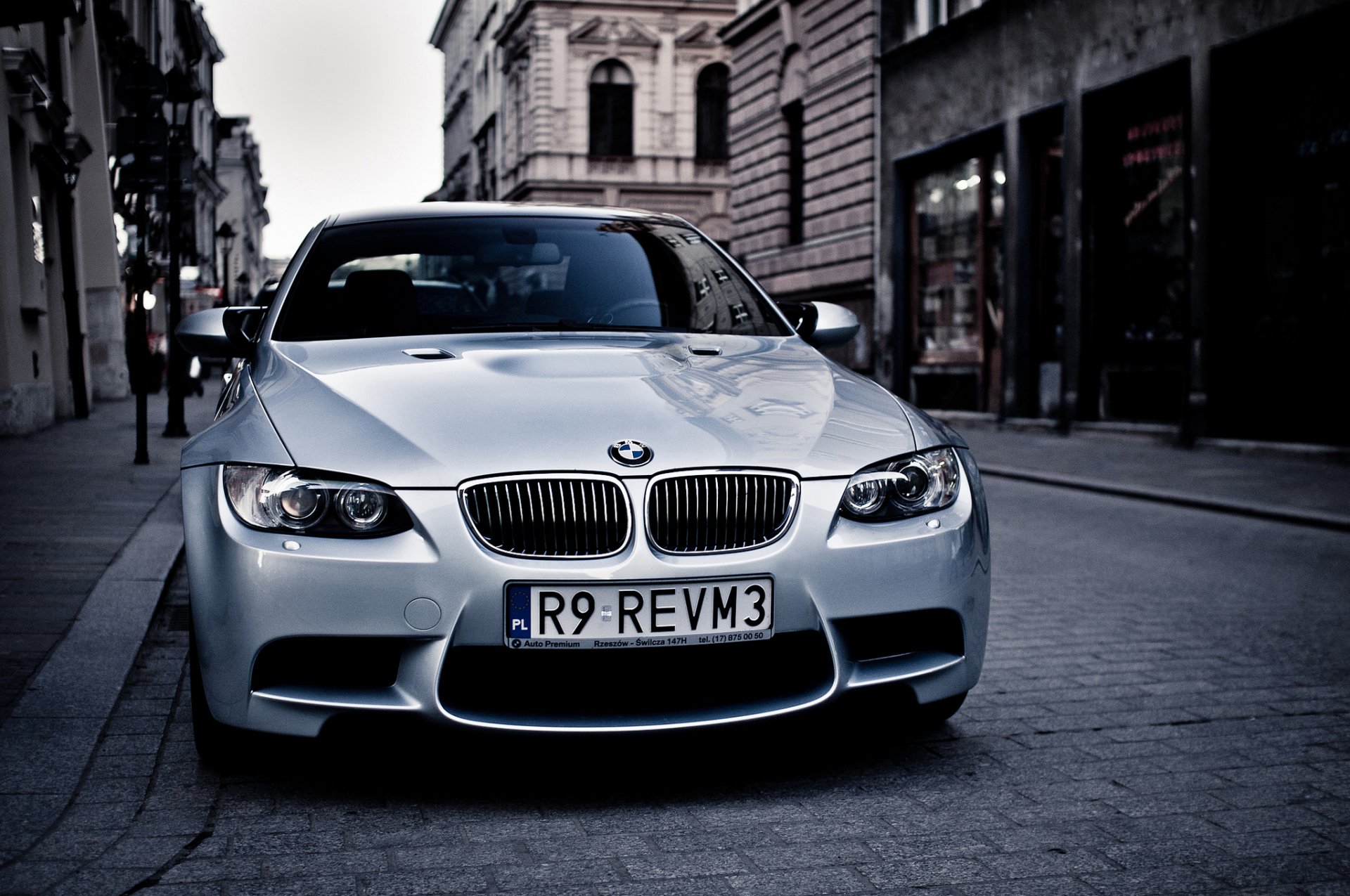 bmw e92 m3 bmw gris frente