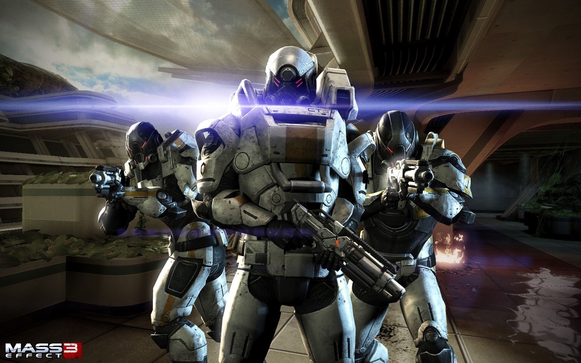 mass effect 3 cerberus guerra juego armas trajes game