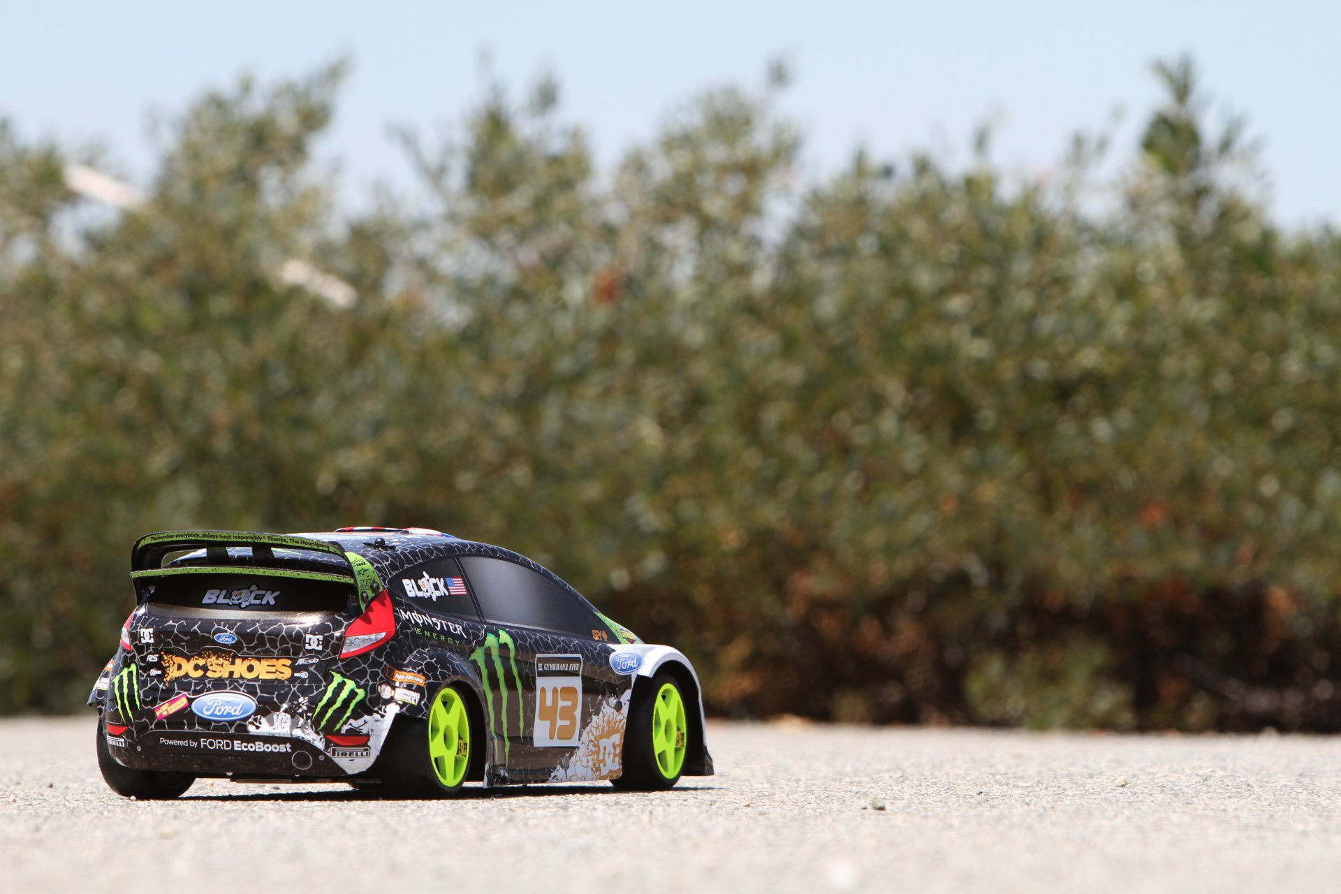 ford fiesta coche ken block deriva modelo deriva rally