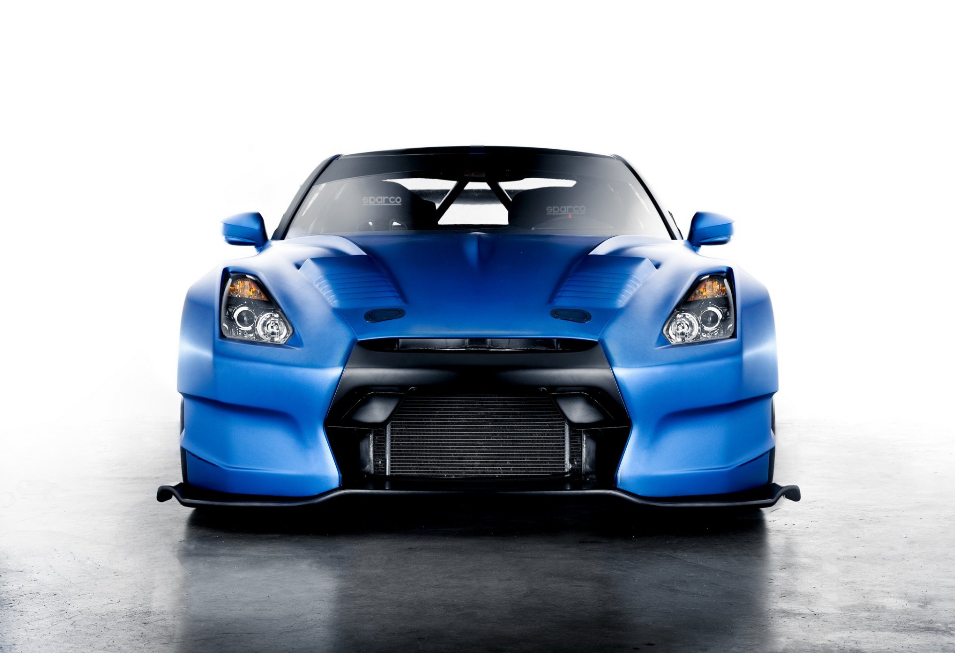 nissan gt-r bensopra blau vorne auto nissan bodykit