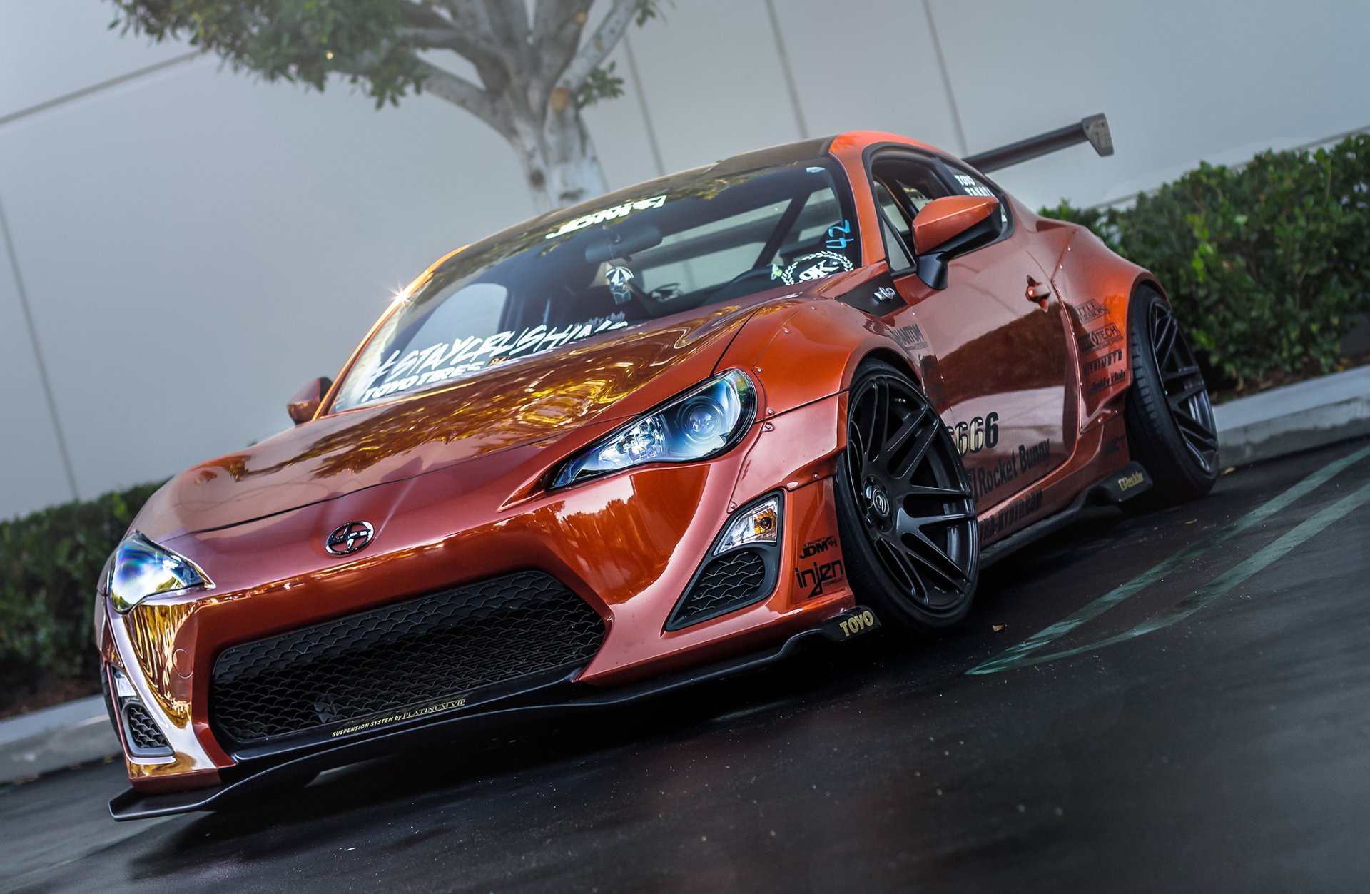 cion fr-s naranja tuning delantero scion fr-s