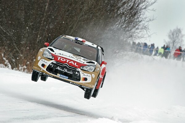 El Citroën DS3, en el circuito de invierno