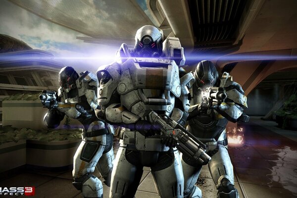 Tre Cerberus dal gioco Mass Effect