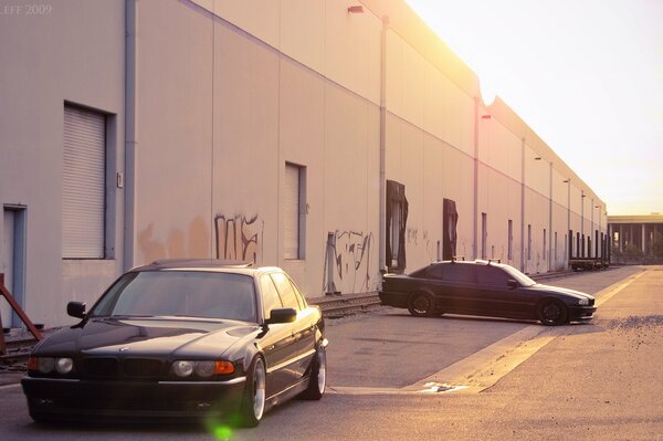 Von Sonnenuntergang bis zum Morgengrauen mit dem bmw 740