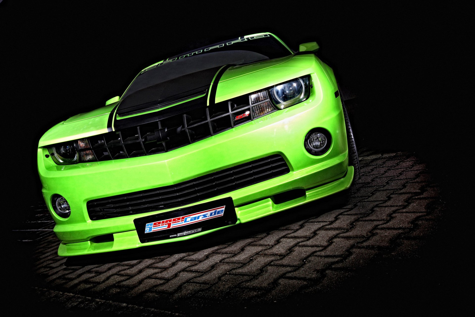 chevrolet camaro ss geiger messa a punto verde chevrolet camaro ss