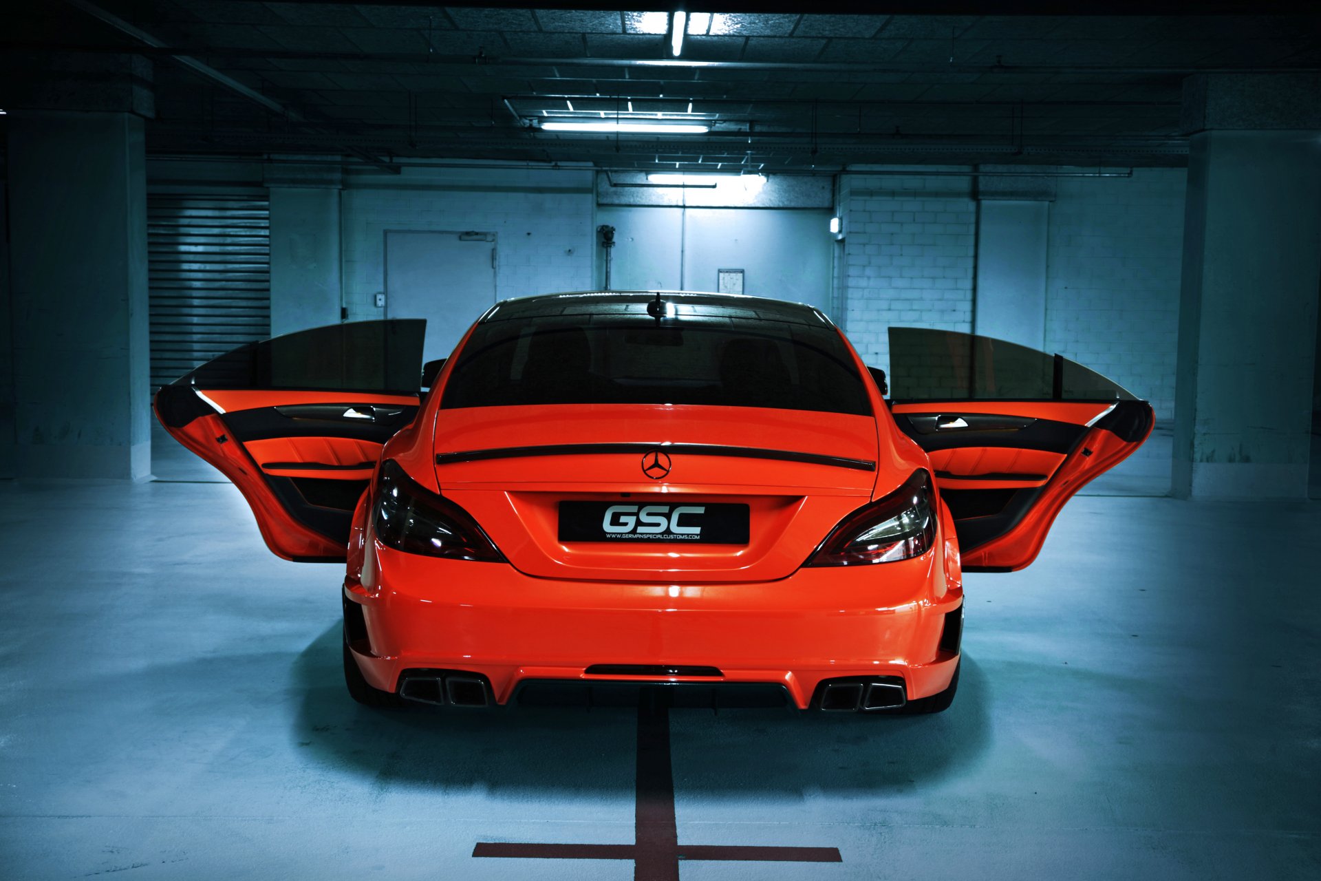 tedesco speciale doganale gsc mercedes-benz cls 63 amg portellone auto porta tuning auto nizza