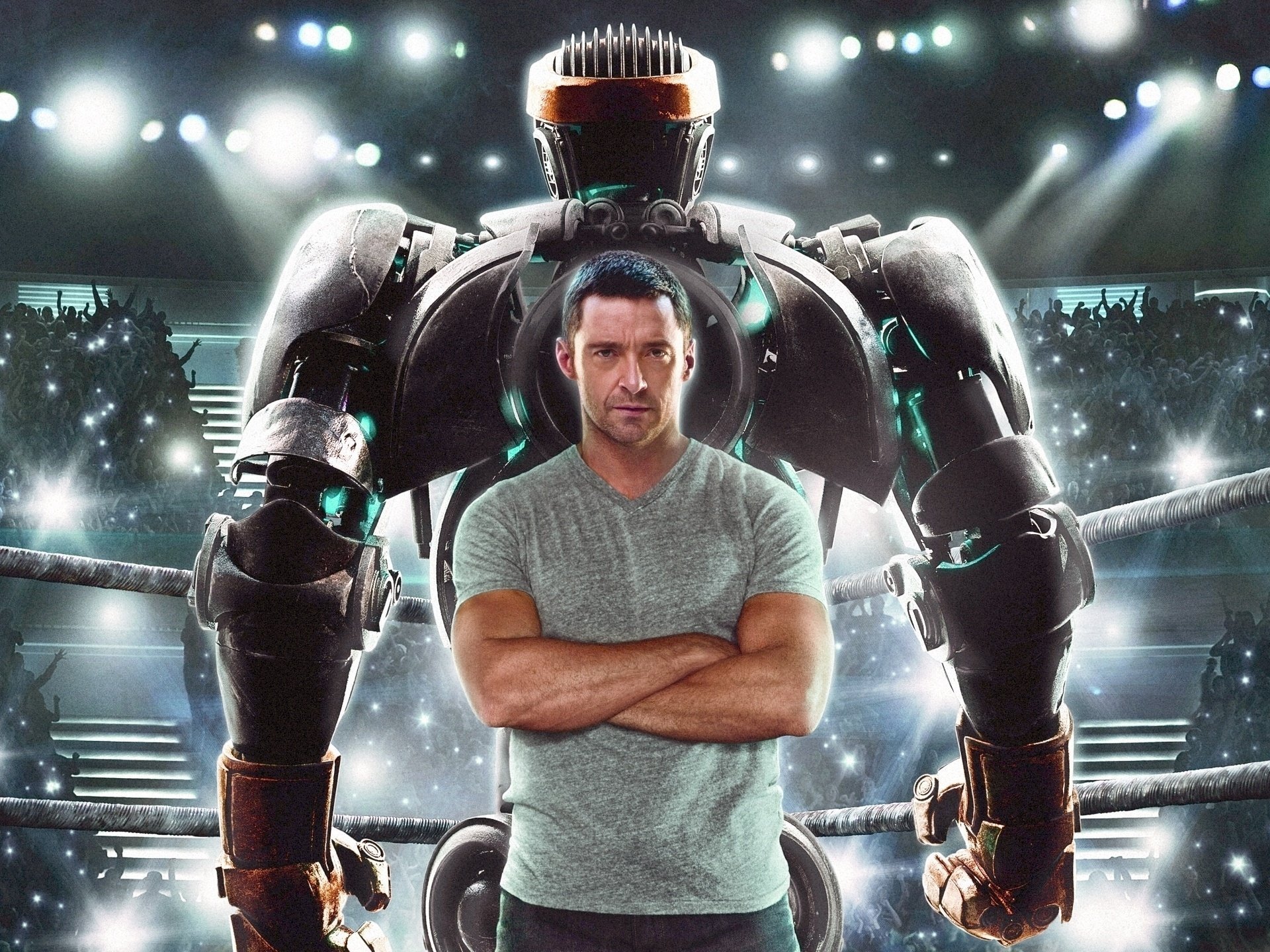 film live steel real steel robot film attori