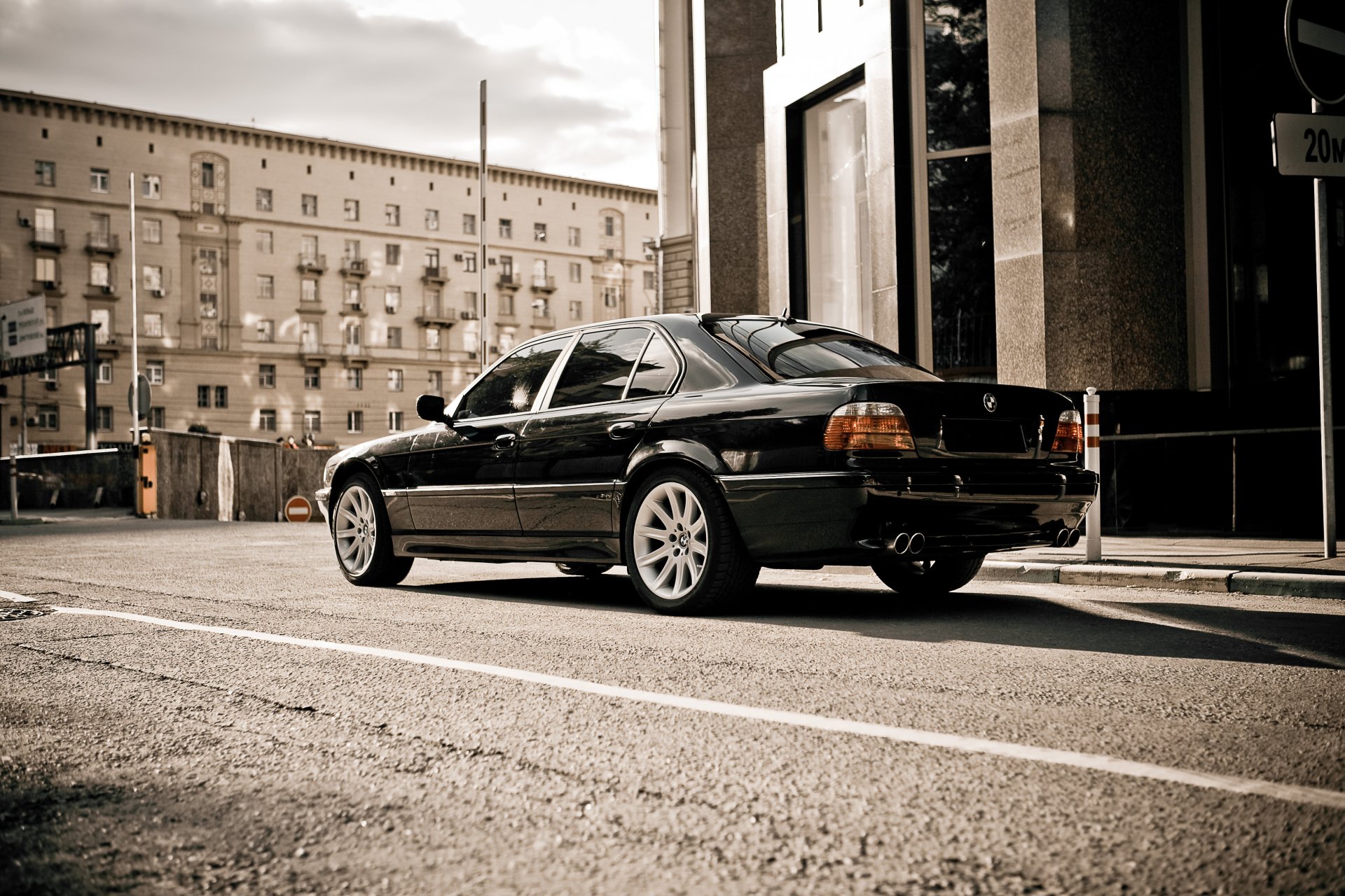 bmw 750 e38 bmw samochód tapety