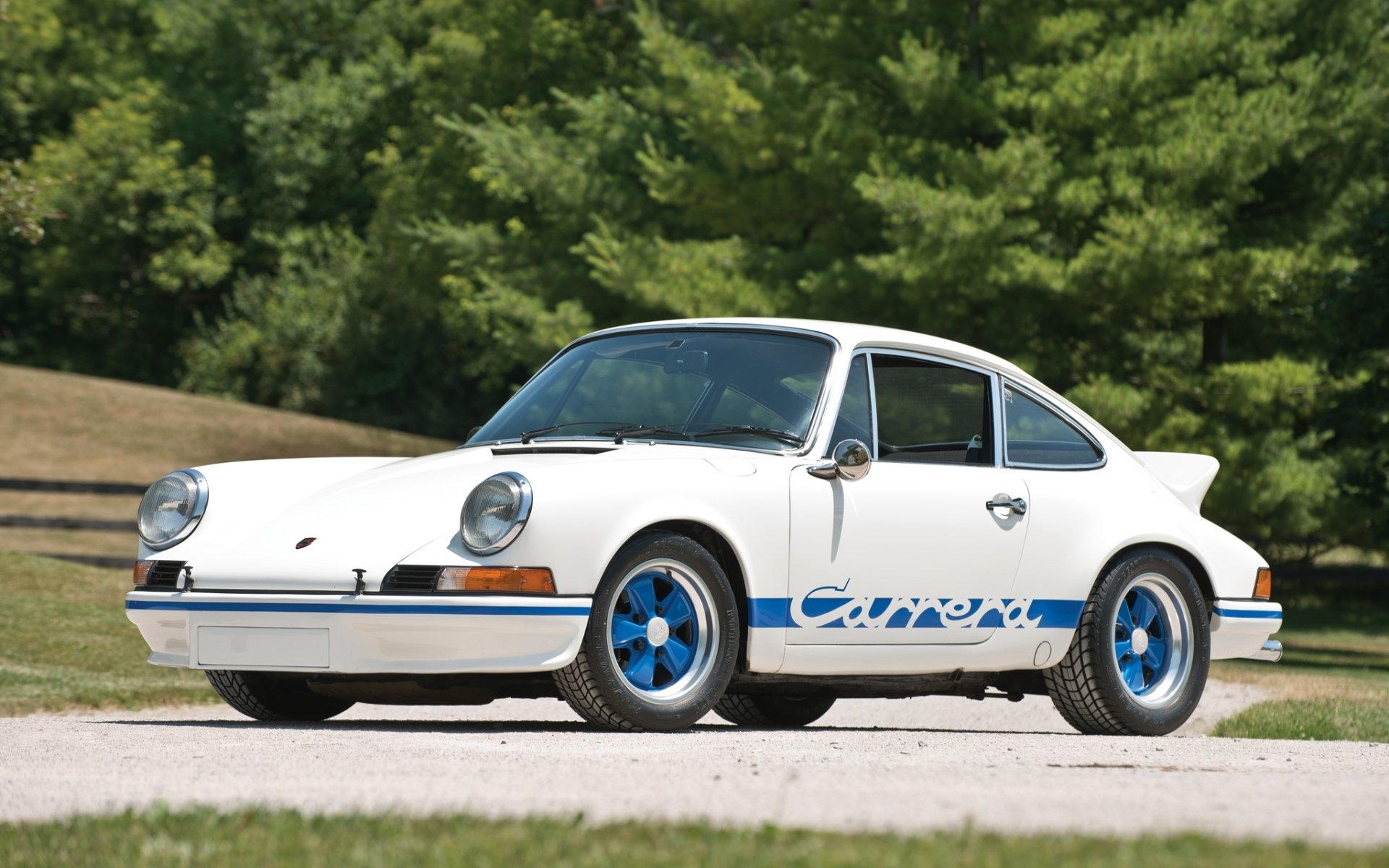 911 carrera rs coupé 1972 porsche carerra coupé.anteriore supercar bianco