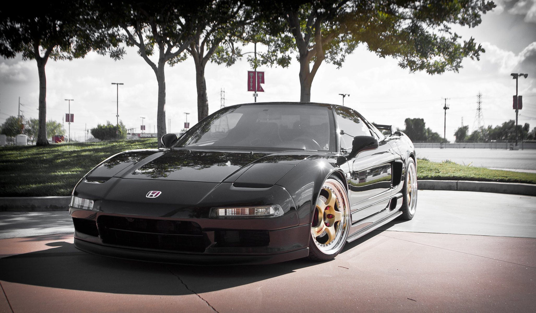 honda acura nsx negro honda acura ciudad árboles