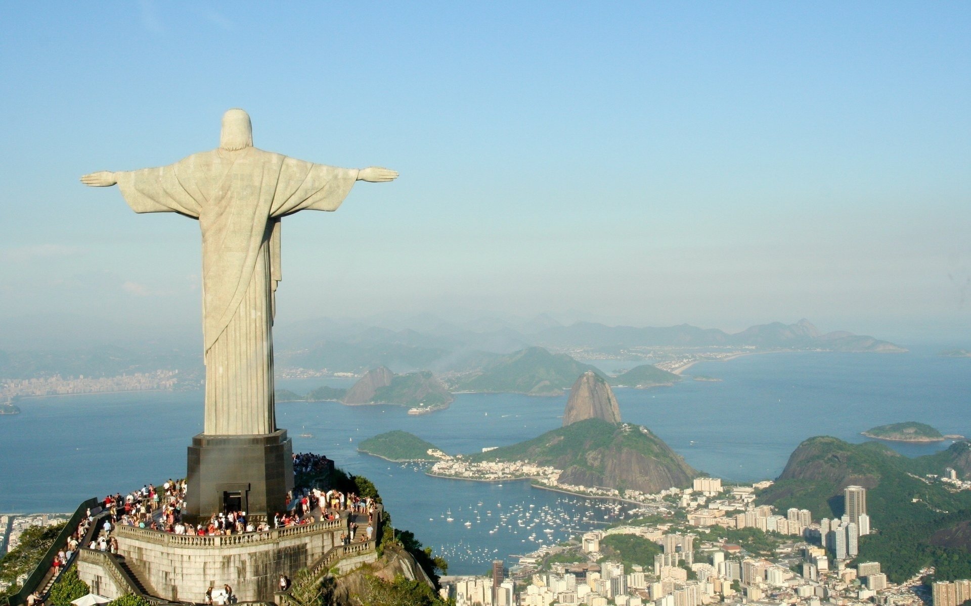 statua gesù cristo redentor rio de janeiro cristo salvatore salvatore città vista natura