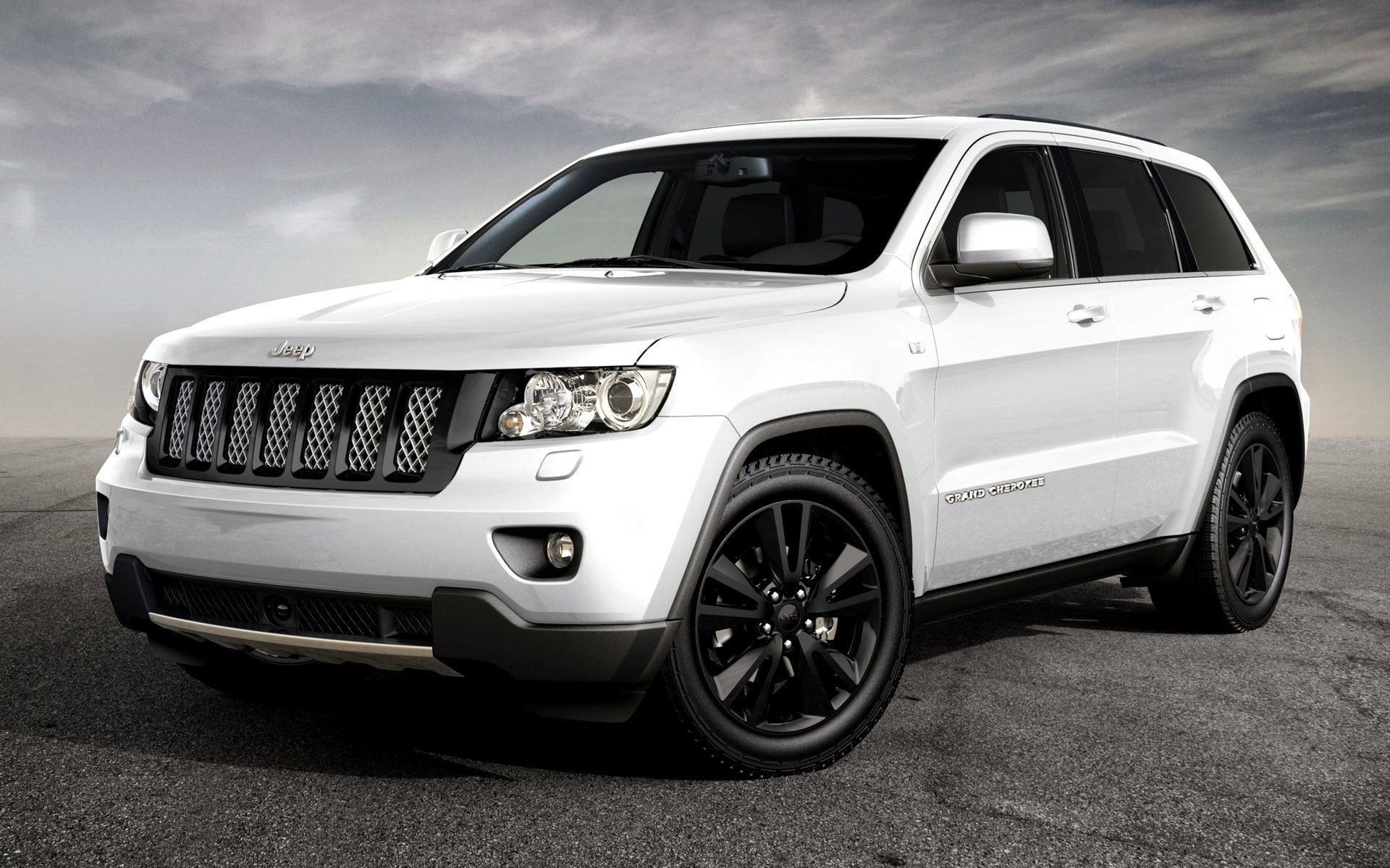 tapety samochodowe biały jeep grand cherokee sport concept 2012 geneva motor show 2012 tapeta na pulpit grand genewa concept nowy piękny samochód suv